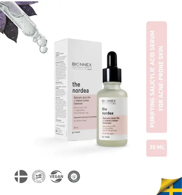 BIONNEX Salicylic Acid 2% + Island Lichen Cleanser – Acne & Blemish Control