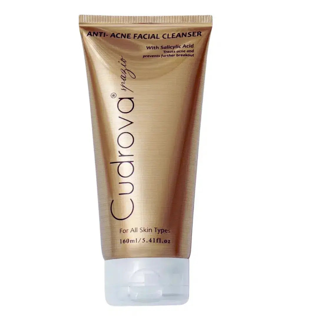 Cudrova Spazio Anti-Acne Facial Cleanser (160ml) - Treats Acne, Dark Spots, and Marks