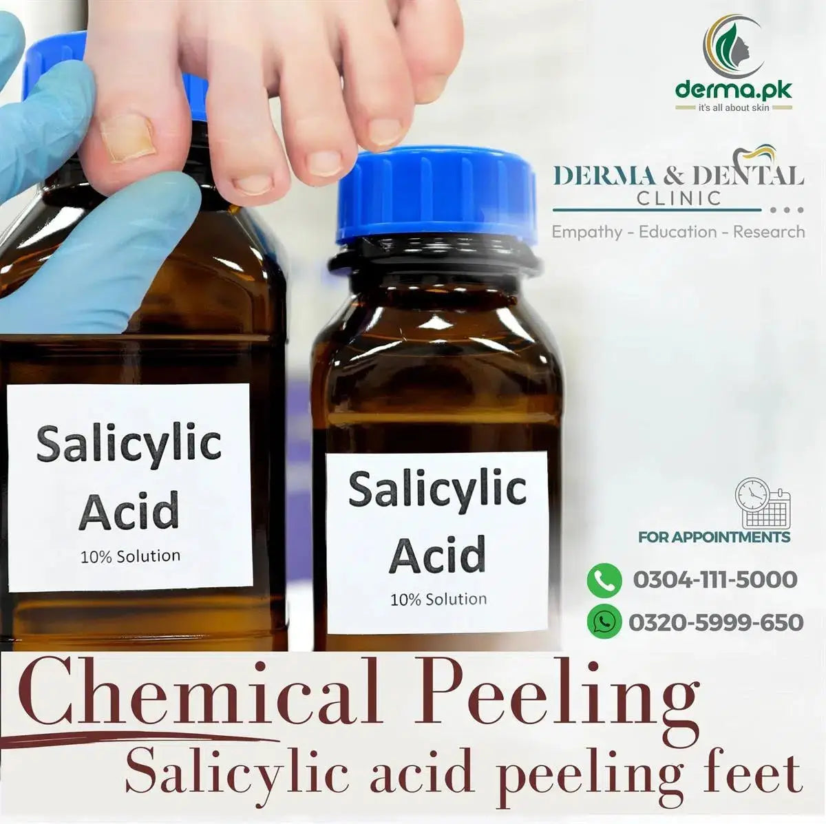 Exploring Salicylic Acid Foot Peeling: Dermatological Insights at Derma & Dental Clinic