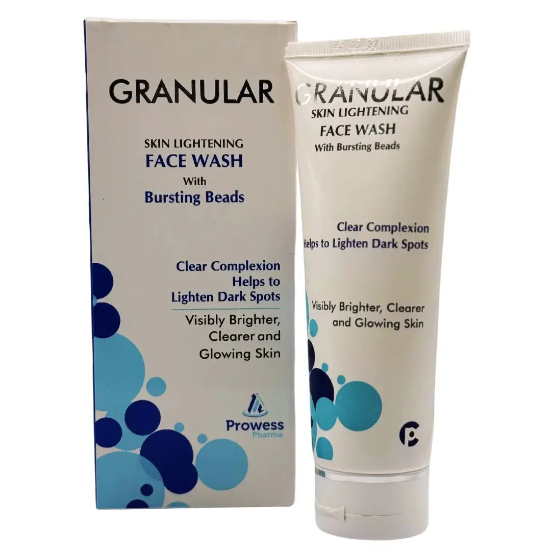 Granular Skin Lightening Face Wash 100g with Bursting Beads - Prowess Pharma - derma.pk