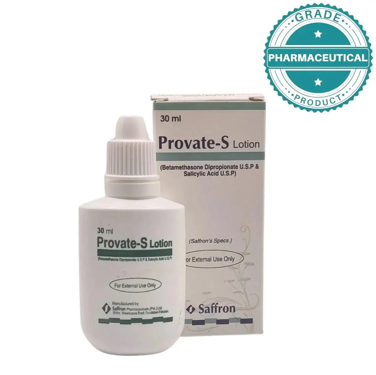 PROVATE-S LOTION (BETAMATHASONE DIPROPIONATE U.S.P AND SALICYLIC ACID U.S.P) 30ML