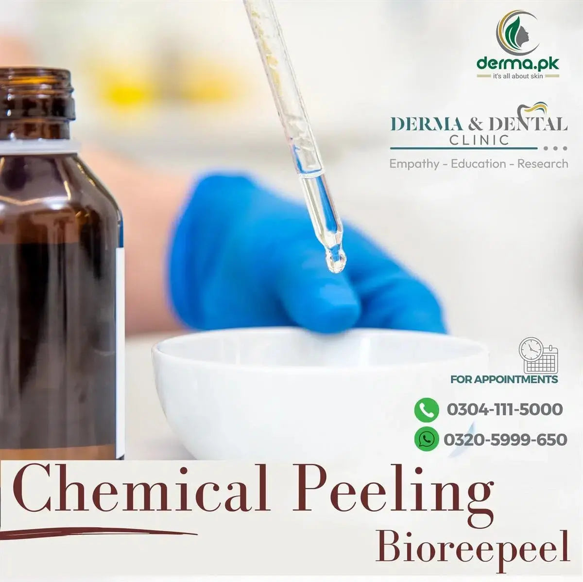 Revitalize Your Skin with Chemical Peeling Bioreepeel: Expert Dermatology at Derma & Dental Clinic