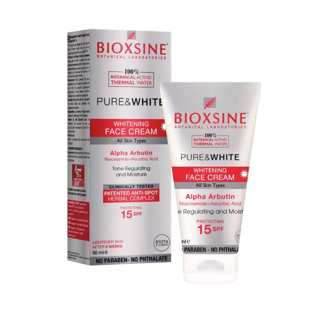 Pure and White Cream | Bioxsine Whitening Face Cream with SPF 15