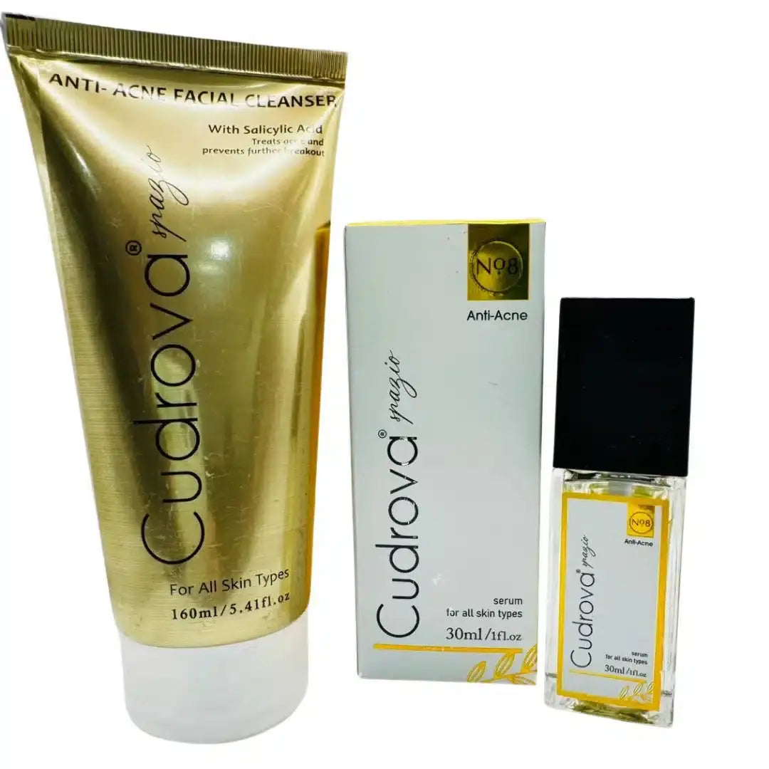 Acne Control Discount Box: Cudrova Spazio Cleanser & Anti-Acne Serum