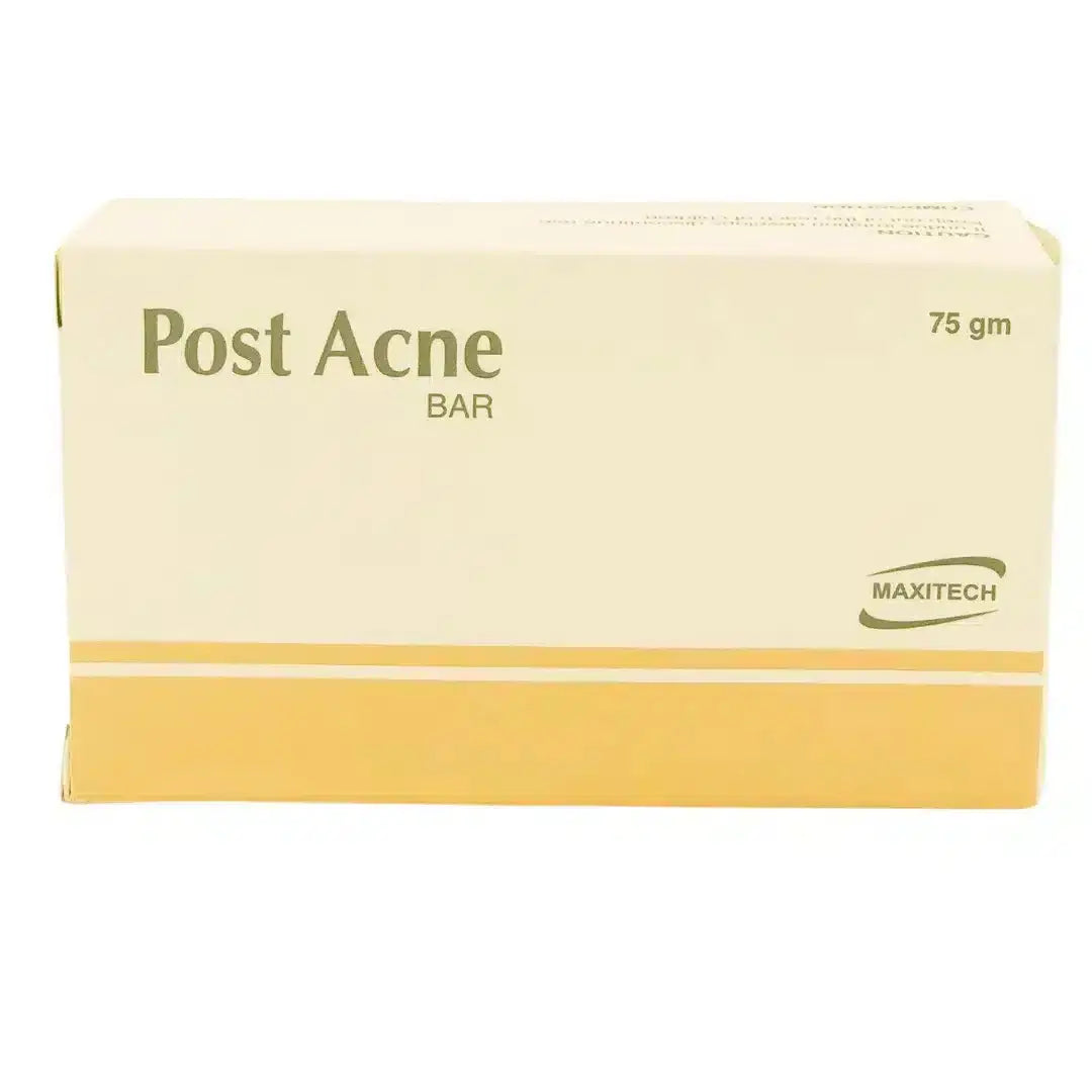 Post Acne Bar 75g (Hydroquinone, Vitamin A-Ester, Zinc Oxide) - Acne Scar Reduction| derma.pk