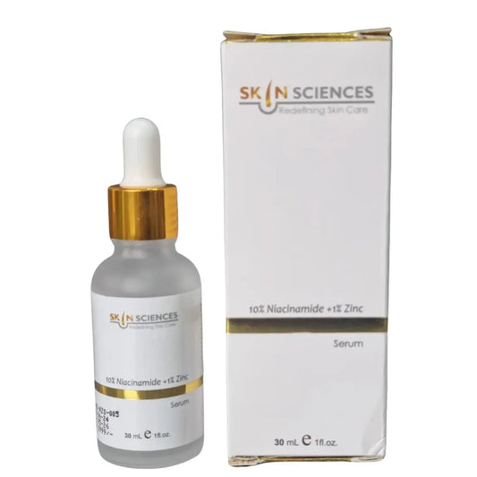 Skin Sciences 10% Niacinamide + 1% Zinc Serum 30ml - Redefining Skin Care