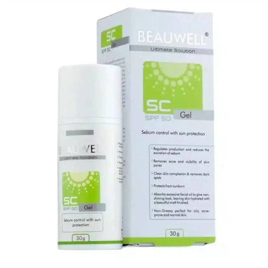 BEAUWELL SC Gel SPF 50 | Oil Control & Sun Protection | Official derma.pk