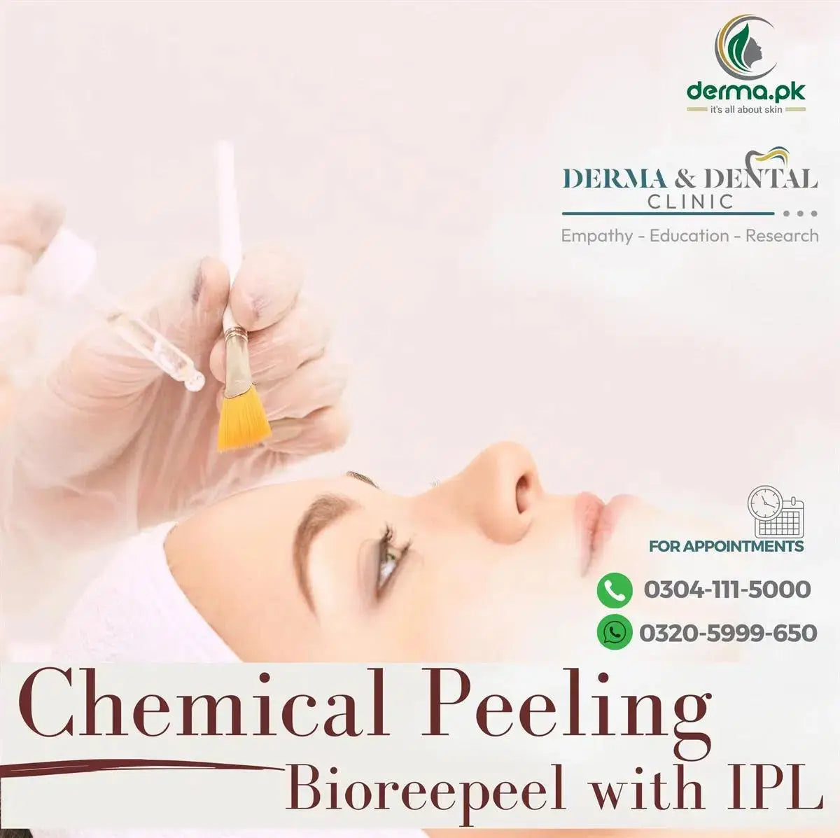 Enhance Your Skin with Chemical Peeling Bioreepeel and IPL - Derma & Dental Clinic