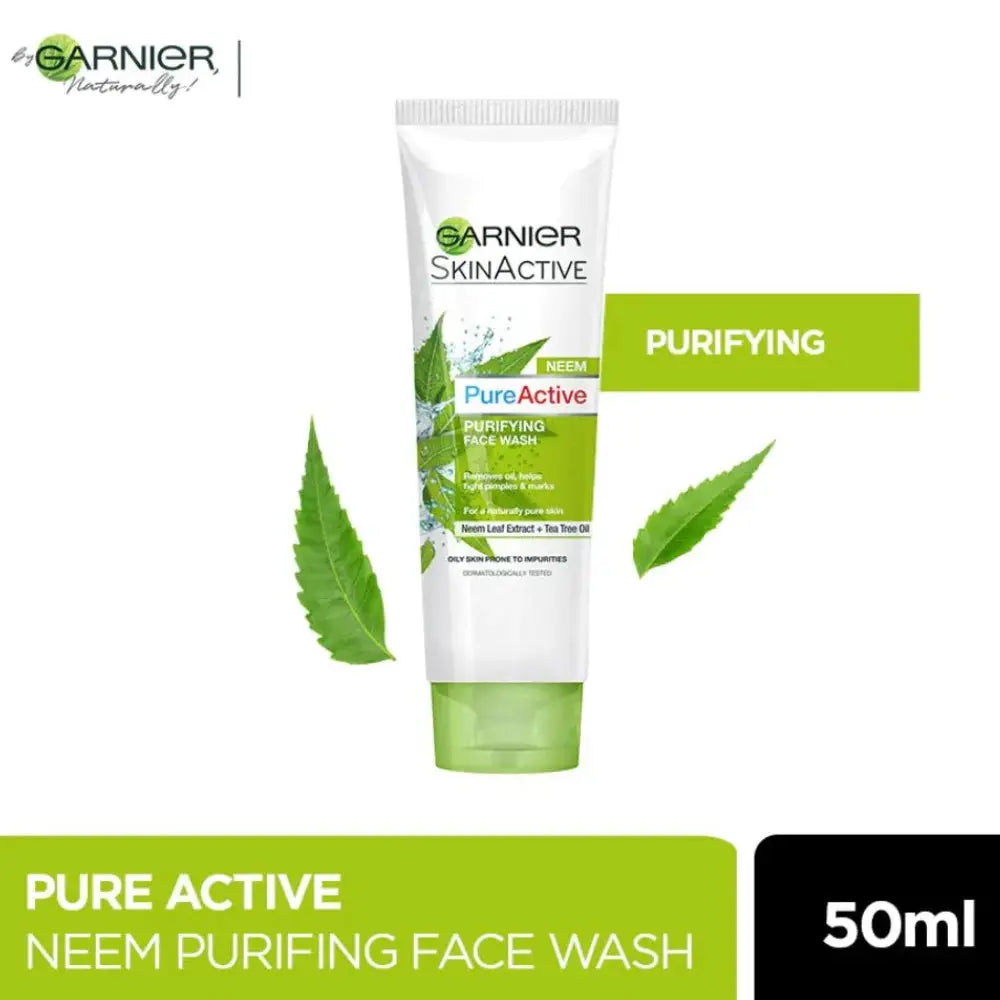 Facial Cleanser Garnier - Neem Purifying Face Wash 50ml