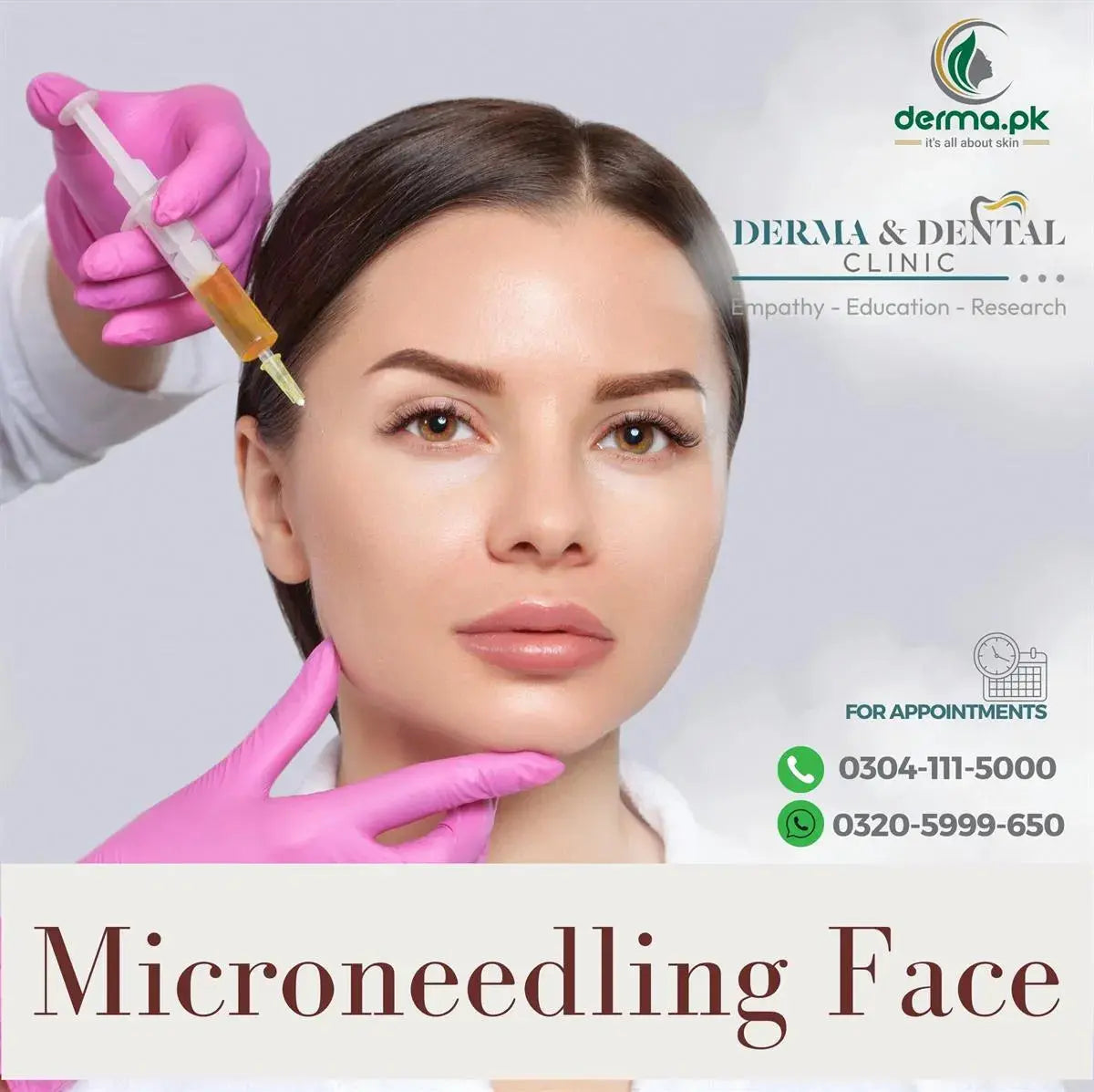 Get Glowing Skin with Microneedling at Derma & Dental Clinic