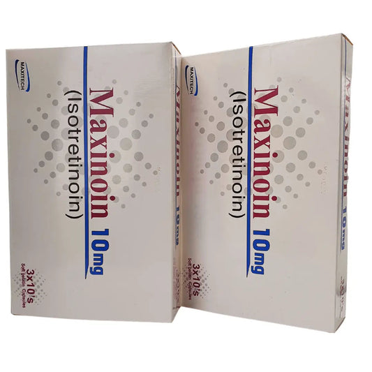 Maxinoin 10mg Capsules (Isotretinoin) | Buy Acne Treatment Online in Pakistan | derma.