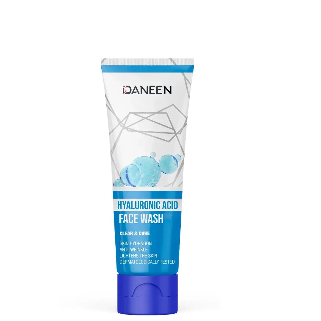 Daneen Hyaluronic Acid Face Wash (100ml) - Hydrating & Anti-Wrinkle Cleanser