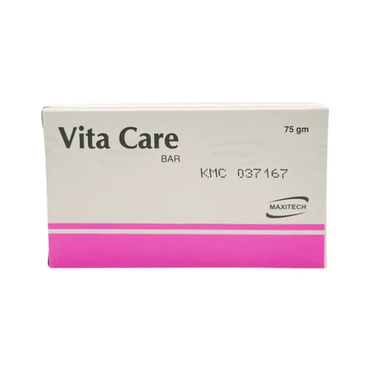 Vita Care Bar 75g (Vitamin E, Glycerin, Aloe Vera) - Moisturizing & Nourishing Soap  | derma.pk