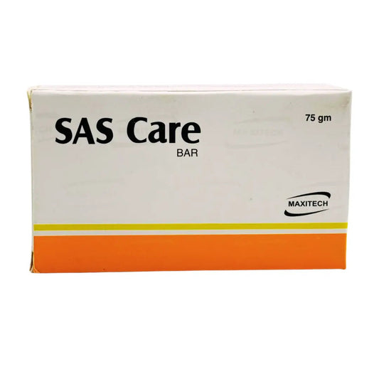 SAS Care Bar 75g (Salicylic Acid 3%, Precipitated Sulfur 10%) - Acne & Skin Treatment | derma.pk