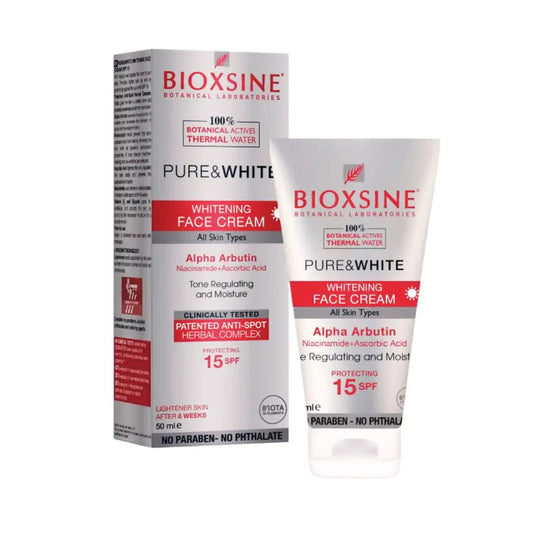 Pure and White Cream | Bioxsine Whitening Face Cream with SPF 15