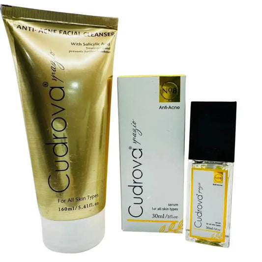 Acne Control Discount Box: Cudrova Spazio Cleanser & Anti-Acne Serum