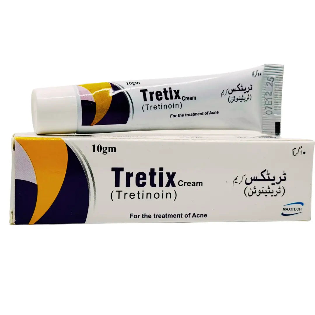 Tretix Cream (Tretinoin 0.05%) 10g | Buy Acne & Anti-Aging Cream Online | derma.pk