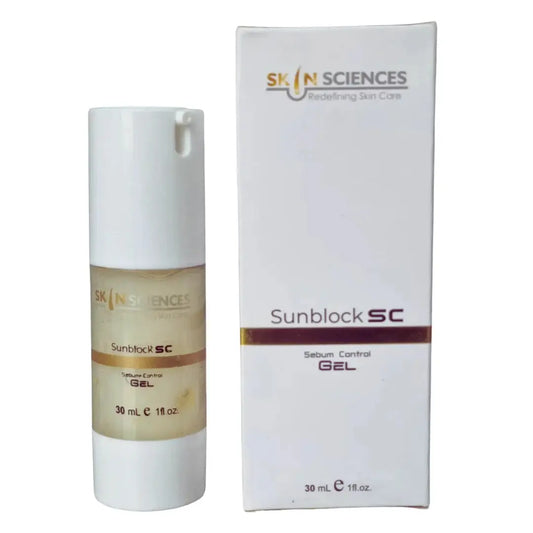Skin Sciences Sunblock SC Sebum Control Gel 30ml - Broad Spectrum UV Protection