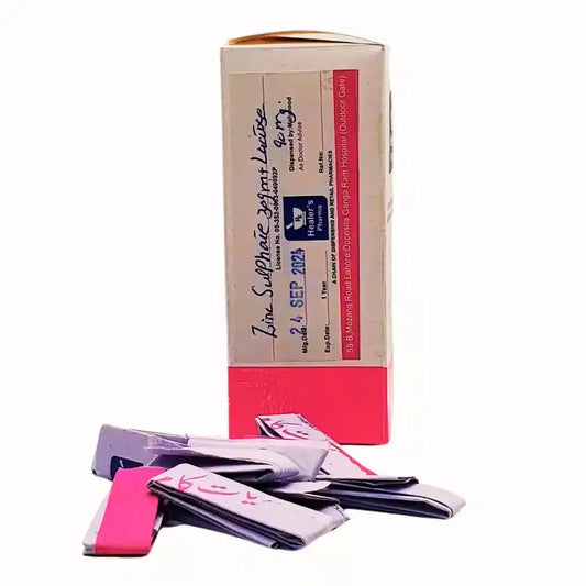Healers Pharma Zinc Sulphate Compound Powder (30g Zinc Sulphate + 90g Lactose) -  Prescription Required |derma.pk