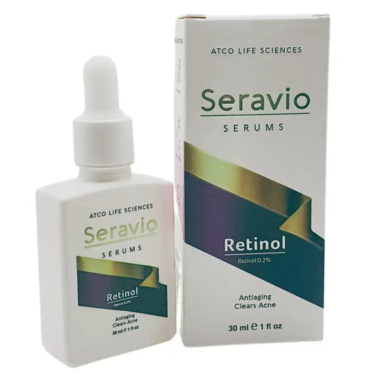 Seravio Retinol 0.2% Serum - Anti-Aging, Acne-Clearing, 30ml